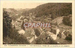 Old Postcard 1515 plombieres the bathroom general view taken from the chapel ...