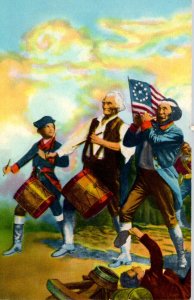 Massachusetts Marblehead Yankee Doodle The Spirit Of '76 Original Painti...