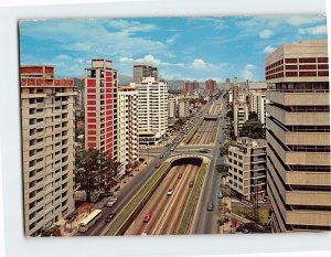 Postcard Avenida Libertador Caracas Venezuela