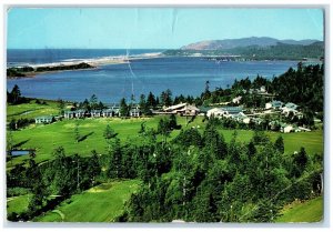 1973 Salishan Lodge Resort Oregon Coast Glenedan Beach Oregon Vintage Postcard