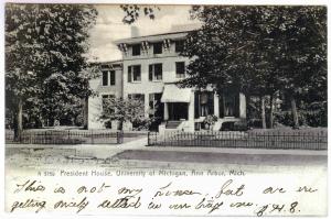 Ann Arbor to Saginaw, Michigan used 1908 PC, University President House