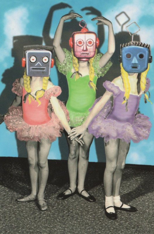 Ken Brown Ballet Mechanique Ballerina Android Robots Photo Postcard