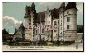 Old Postcard Bourges South Facade of the Palace Jacques Coeur