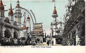 Luna Park Coney Island, NY, USA Amusement Park Unused 