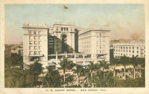 Albertype Christiance US Grant Hotel San Diego California Postcard 9268