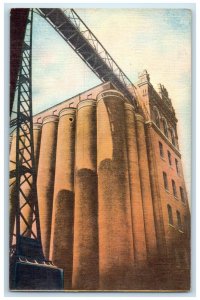 Budweiser Anheuser Busch Grain Storage Elevators St. Louis Missouri MO Postcard