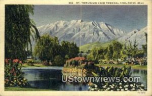 Memorial Park, Mt Timpanogos - Provo, Utah