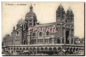 Old Postcard Marseille La Cathedrale