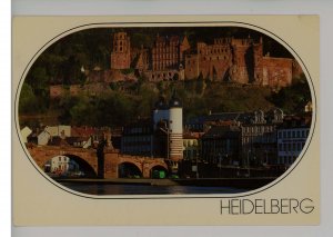 Germany - Heidelberg. The Bridge & the Castle  (continental size)