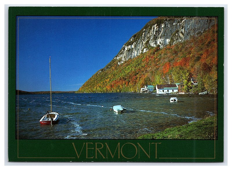 Lake Willoby Vermont Postcard Continental View Card