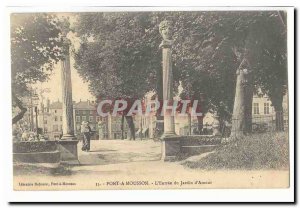 Pont a Mousson Old Postcard L & # 39entree the game & # 39amour