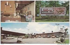 Multi-View, Ashburn Motor Inn, Interior View of Restaurant, Classic Cars, ASH...