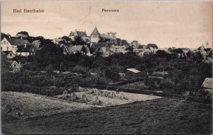 Germany Bad Bentheim Panorama Vintage Postcard C180