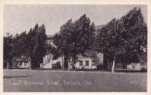 Vintage California  Postcard - Lowell Grammar School - Turlock
