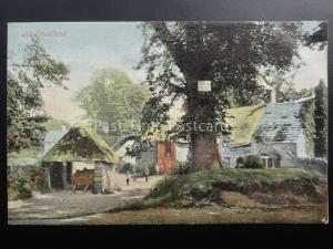 Dorset AT STUDLAND Village Scene c1903 by Valentine