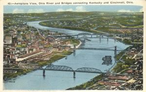 Bridges over Ohio River at Cincinnati, Ohio - WB