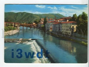 464579 1975 year Italy Bassano del Grappa radio QSL card