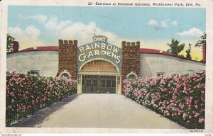 ERIE , Pennsylvania , 1945 ; Entrance to Rainbow Gardens