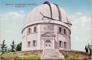 Victoria BC Dominion Astrophysical Observatory Unused Coast Pub Postcard E80