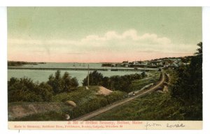 ME - Belfast. View from the Railroad Tracks  ca 1905
