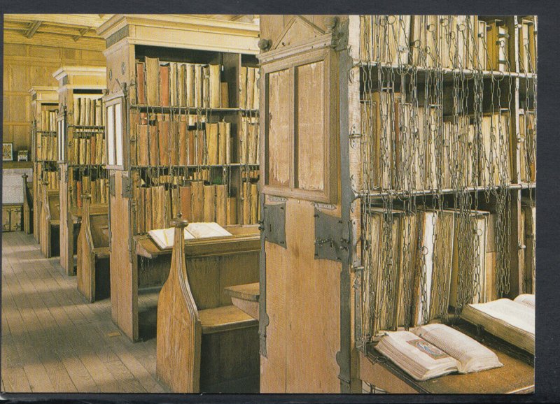 Herefordshire Postcard - Hereford Cathedral - The Chained Library    RR5490