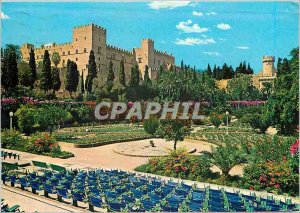 Modern Postcard Rhodes Palace of the Knights