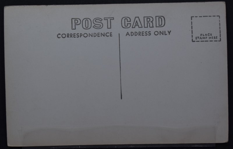 Empty Church Interior - RPPC