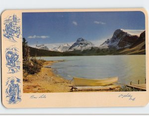 Postcard Bow Lake, Canada 
