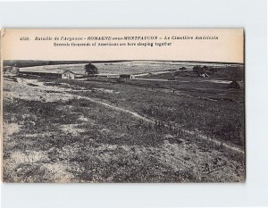 Postcard Le Cimetière Américain, Bataille de l Argonne, France