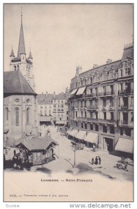 LAUSANNE, Switzerland, 1900-1910's; Saint Francois