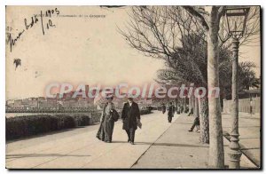 Postcard Old Cannes Croisette Promenade