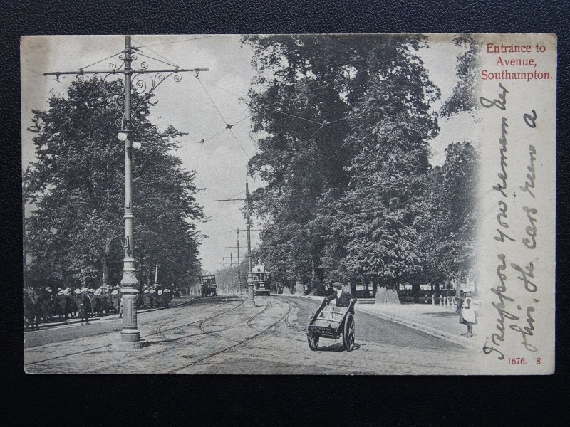 Hampshire SOUTHAMPTON Entrance to Avenue c1903 Postcard by Hartmann