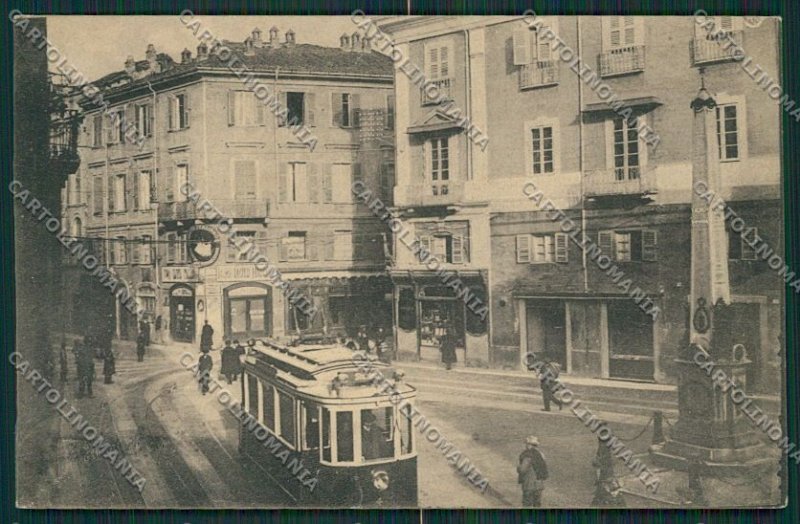 Alessandria Città Tram cartolina EE7301