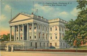 SC, Charleston, South Carolina, Custom House, Curteich 