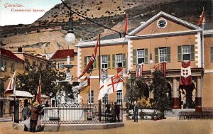 Commercial Square Gibraltar Postcard.