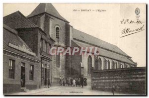 Bruay - L & # 39Eglise - Old Postcard