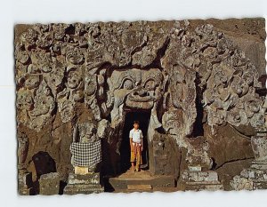 Postcard Elephant Cave at Bedulu, Indonesia