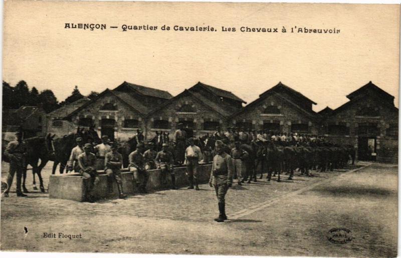 CPA Alencon (Orne) - Quartier de Cavaliere Les Chaveux a l'Abreuvoir (250085)