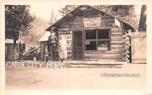 Store in Cabin City, Montana