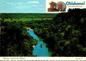 Oklahoma Land Of The Redman View Of River