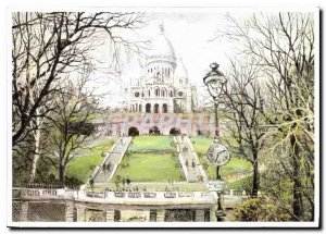 Modern Postcard Paris Le Sacre Coeur