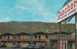 KAMLOOPS, British Columbia, Canada, 1950-1960s; Rancher Motor Lodge
