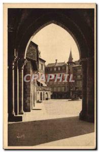 Old Postcard Tulle Parvis De La Cathedrale and Place Emile Zola