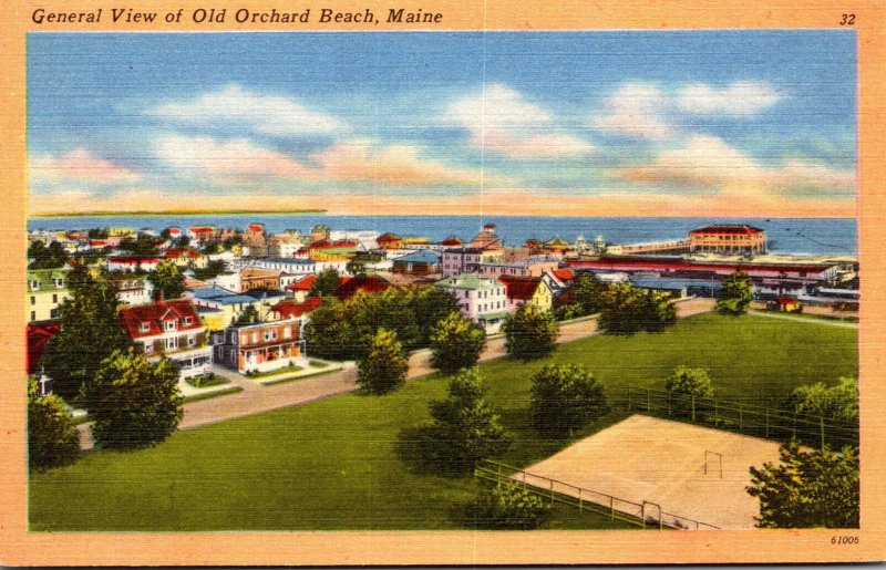 Maine Old Orchard Beach General View