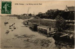 CPA POISSY La Seine, vue du Pont (617825)