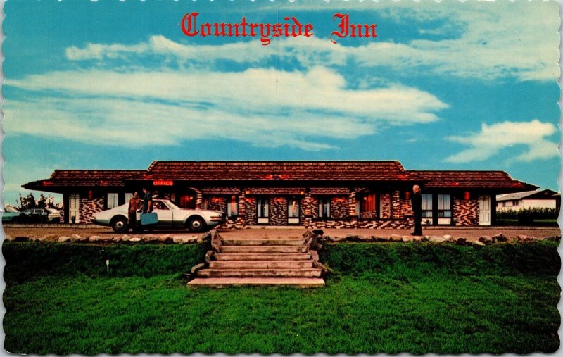 Countryside Inn Virden Manitoba Canada Postcard VTG UNP Vintage Unused Chrome 