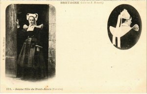 CPA Pont Aven- Jeune fille FRANCE (1026613)