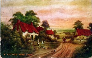 Postcard - A Cottage Home 5620