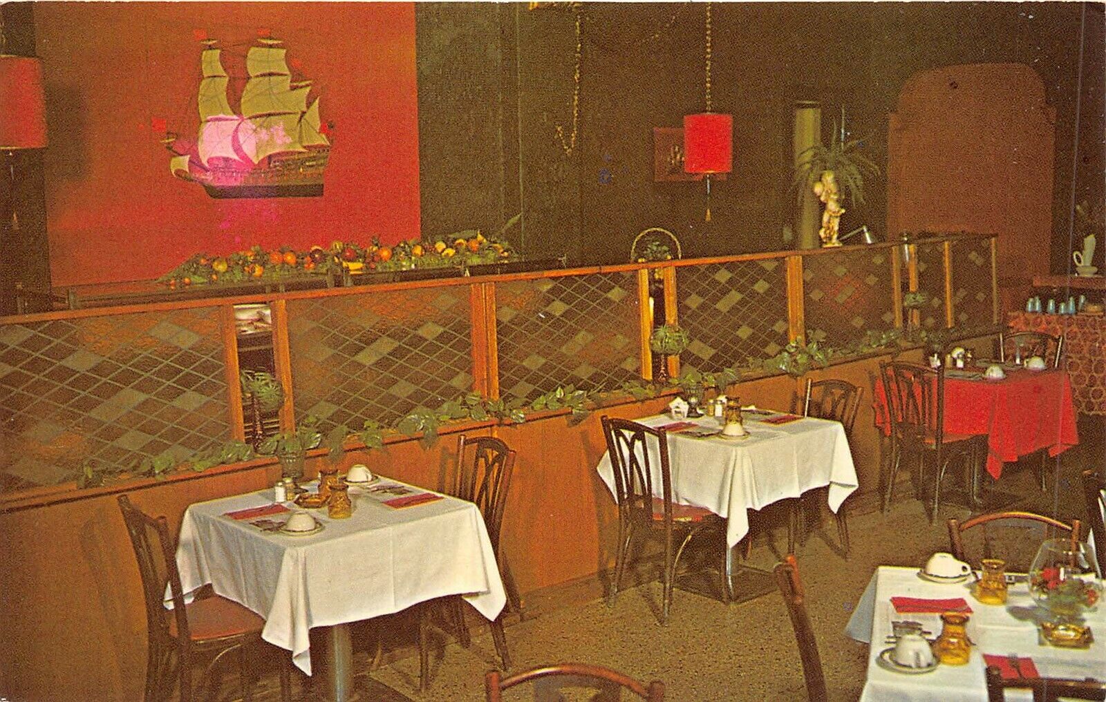 Uhrichsville Ohio 1970s Postcard Buckeye Hotel Dining Room