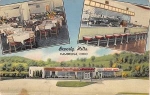 Cambridge Ohio Beverly Hills Restaurant Vintage Postcard J54944